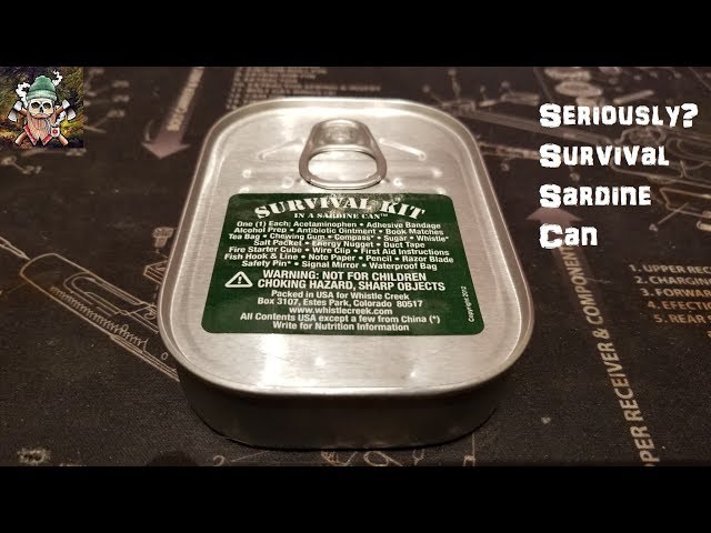 Seriously? Survival Sardine Can