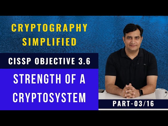 Strength of a Cryptosystem: (ISC)2 CISSP Exam