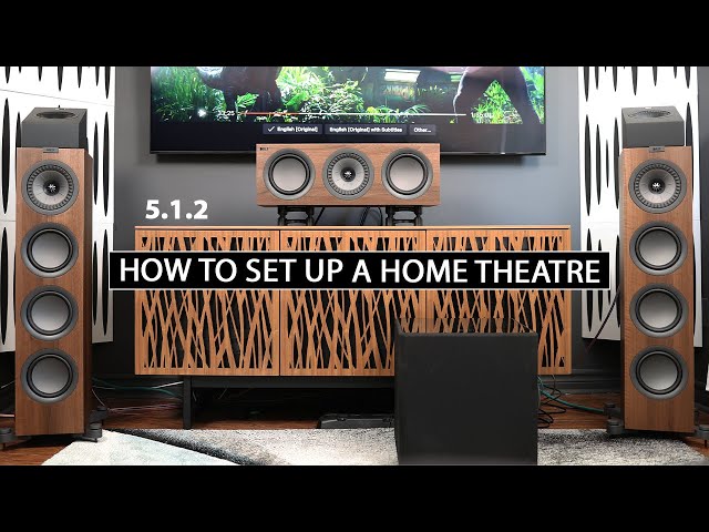 HOW TO Set up a 5.1.2 Dolby Atmos HOME THEATER Speaker System! 🔊