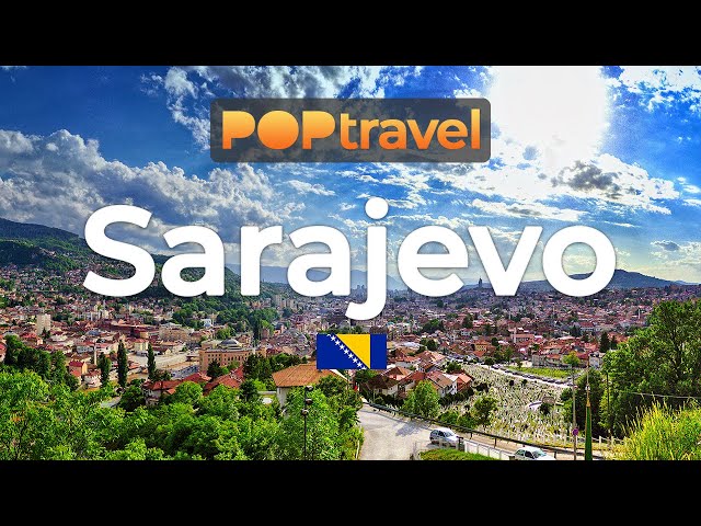 SARAJEVO, Bosnia and Herzegovina 🇧🇦- Center to Viewpoint - 4K60