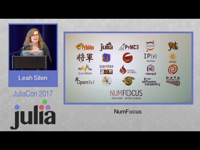 NumFocus | Leah Silen | JuliaCon 2017