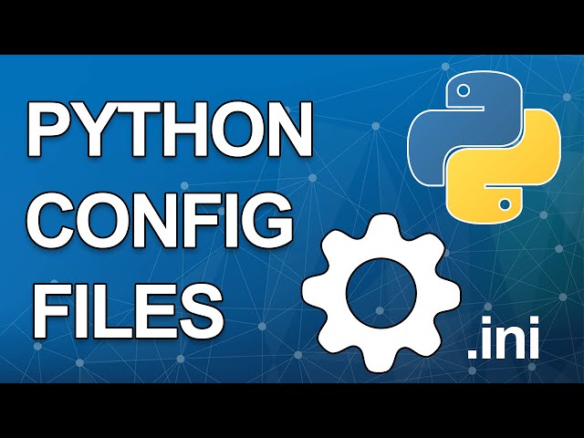 Working with config files in Python