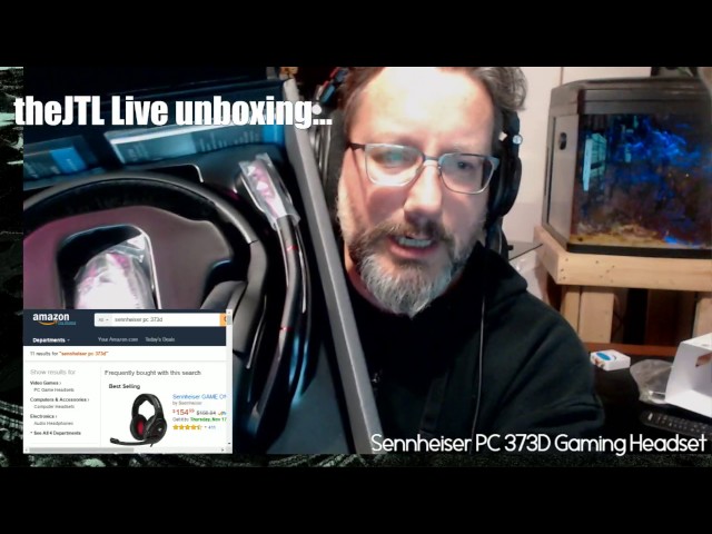 Live Unboxing: Sennheiser PC 373D Gaming Headset