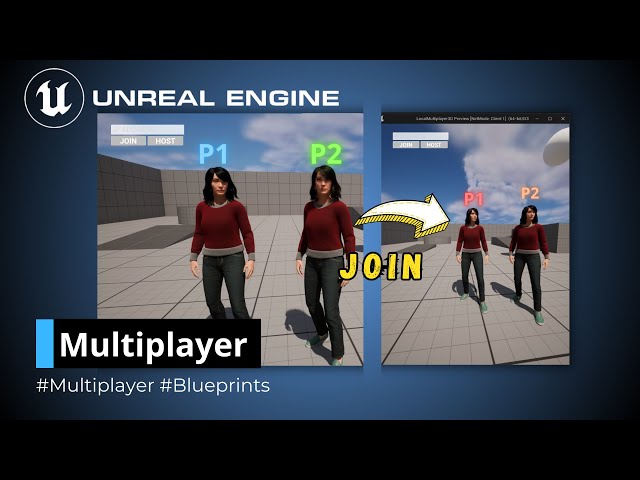 Como crear un juego multijugador en Unreal Engine 5