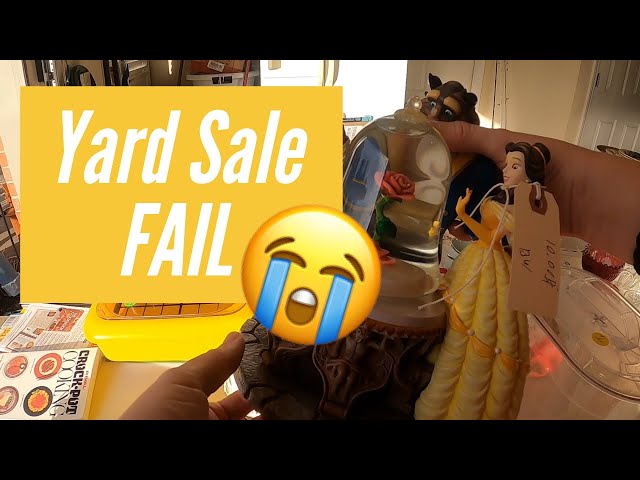 I WAS SO CLOSE! Yard Sale FAIL & Garage Sale SHOP WITH ME to Sell on Ebay & Poshmark for PROFIT!