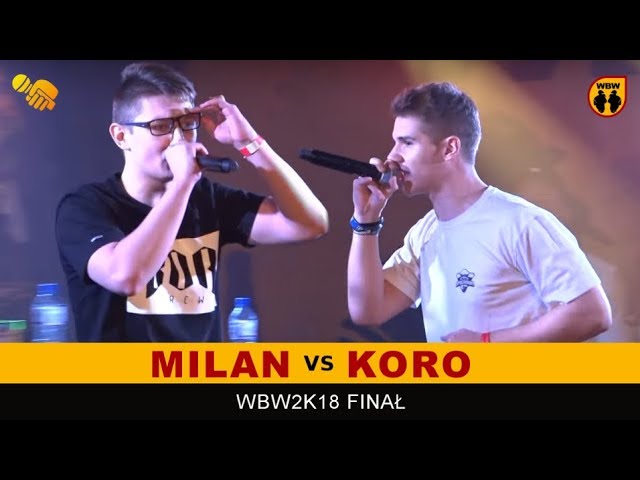 Milan 🆚 Koro 🎤 WBW 2018 Finał (freestyle rap battle)