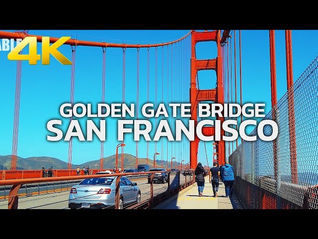 SAN FRANCISCO - Golden Gate Bridge, San Francisco, California, USA, Travel, 4K UHD