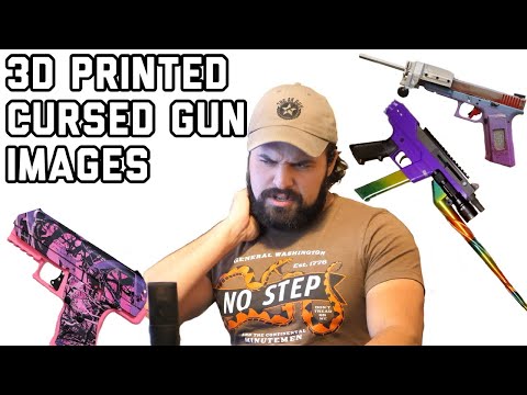 3D PRINTED CURSED GUN IMAGES
