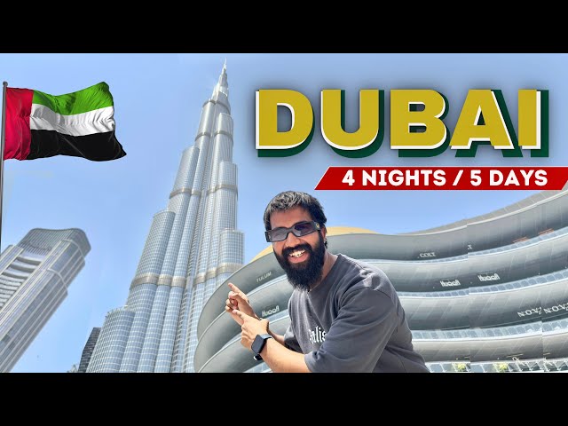Dubai Tourist Places & COMPLETE itinerary | A-Z Dubai Tour Plan | Dubai Trip 🇦🇪
