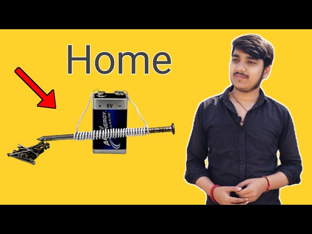Electromagnet project || how to make electric project