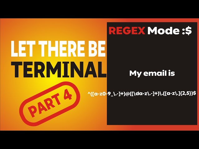 Linux Terminal| REGEX basics part4