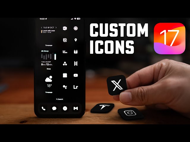 Minimal iPhone custom icon tutorial - 13 Mini