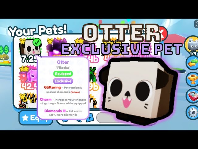 TRYING OUT OTTER CHRISTMAS EVENT 2021 EXCLUSIVE PET | PET SIMULATOR X