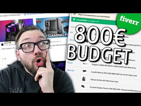 Ich habe LEUTE bezahlt um einen 800 Euro Gaming PC zu bauen..