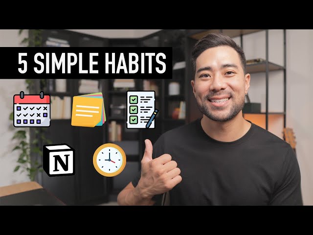 How To Be More Productive and Stay Organized // 5 Habits For Creators and Entrepreneurs