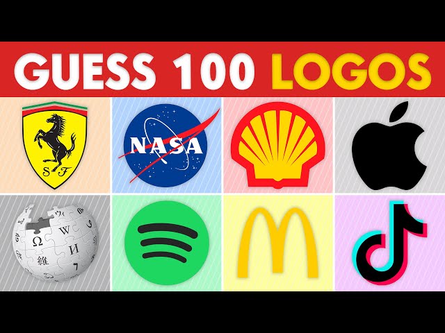 Guess The Logo in 3 Seconds | 100 Famous Logos | Ultimate Logo Quiz 2023