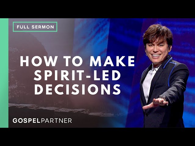How To Make Spirit-Led Decisions (Full Sermon) | Joseph Prince | Gospel Partner Episode