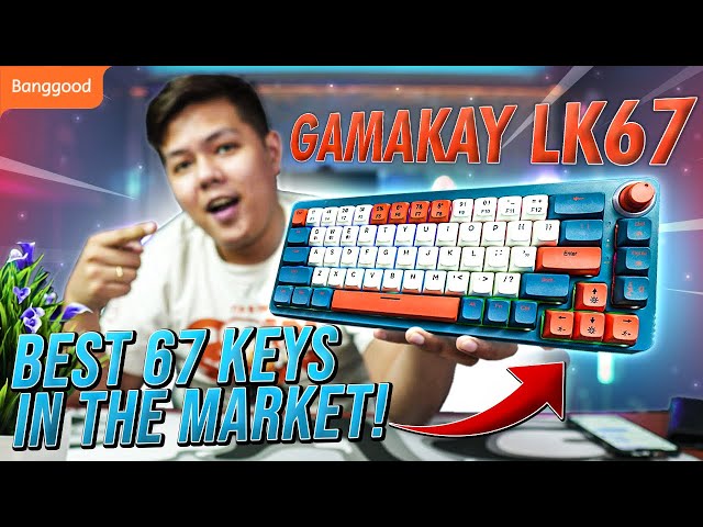 Gamakay LK67 Keyboard Unboxing, Typing Sound, Semi-Mod | Best Buy in Banggood