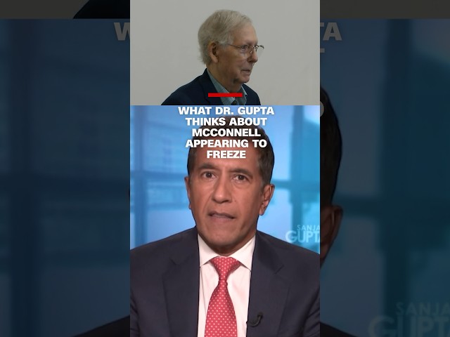 What Dr. Gupta thinks about McConnell appearing to freeze