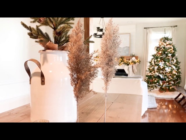 Christmas DIY - Pampas Grass ‘bottle brush’ Trees