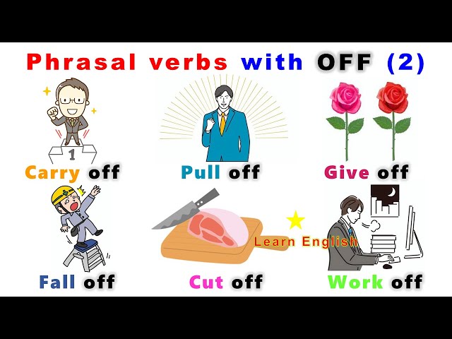 Phrasal verbs with off (2) | vocabulary | Phrasal verbs | English grammar