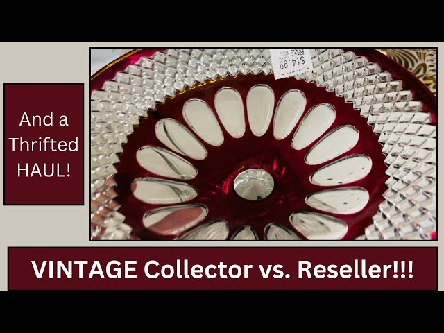 Thrift with me!  Vintage Collector vs  Reseller - Who Will Win?