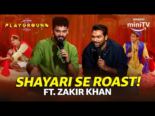 Zakir Khan Ke Saath Chill Gamer VS Amogh Shayari Roast🔥Playground Season 3 | Amazon miniTV