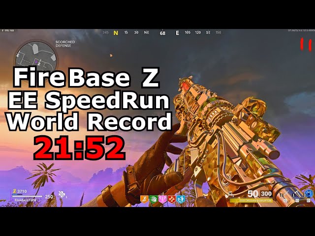 Firebase Z Solo Easter Egg Speed Run World Record 21:52