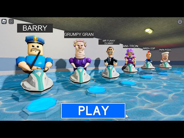 Escaping from a WATER BARRY'S PRISON RUN! And BECAME a ALL MORPHS