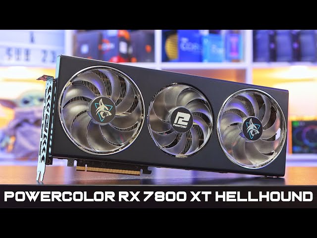 A MONSTER GPU, BUT... PowerColor Radeon RX 7800 XT Hellhound - Unboxing, Overview & Benchmarks! [4K]