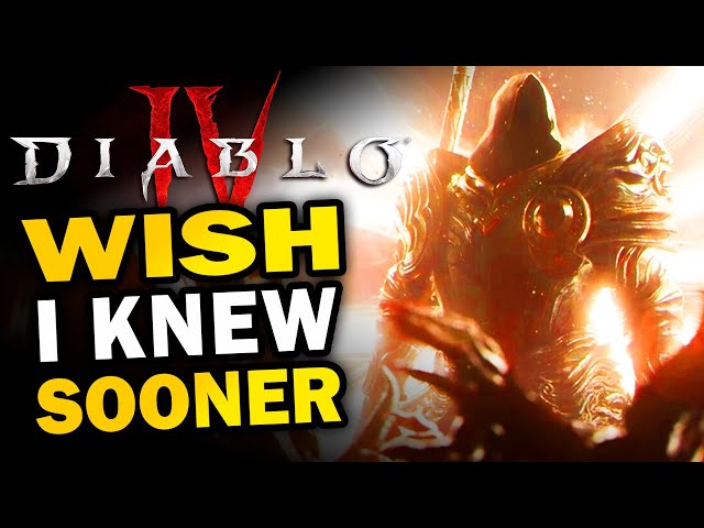 D4 - 10 Things I Wish I Knew Sooner ( Diablo 4 )