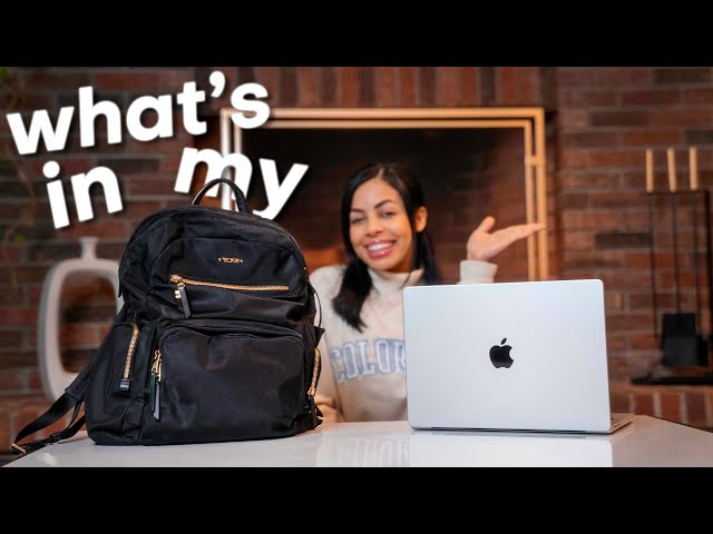 What’s In My Bag | 2022 | Travel + Tech Backpack!