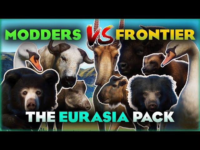 🐻 MODDERS VS. FRONTIER | Planet Zoo Eurasia Animal Pack