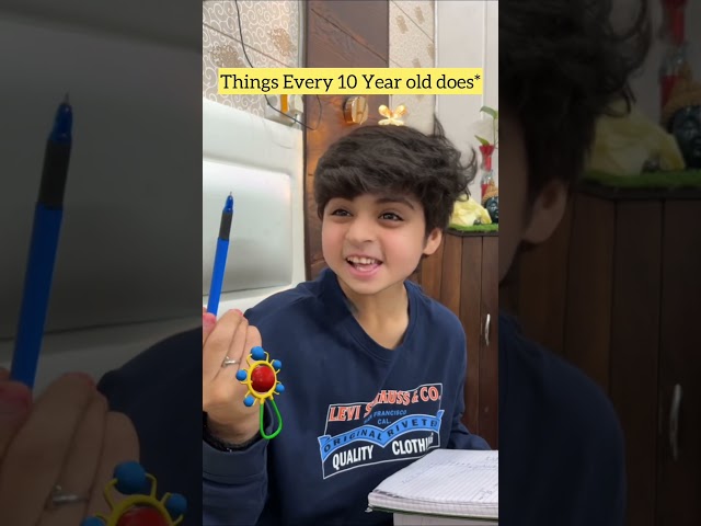 Things every 10 year old does😂♥️ | Raj Grover | #shorts