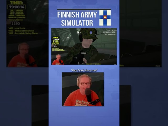 @PaulinPelivideot is streaming FAS to Twitch & Steam at 04.10. 20:00 #shorts #finnisharmysimulator