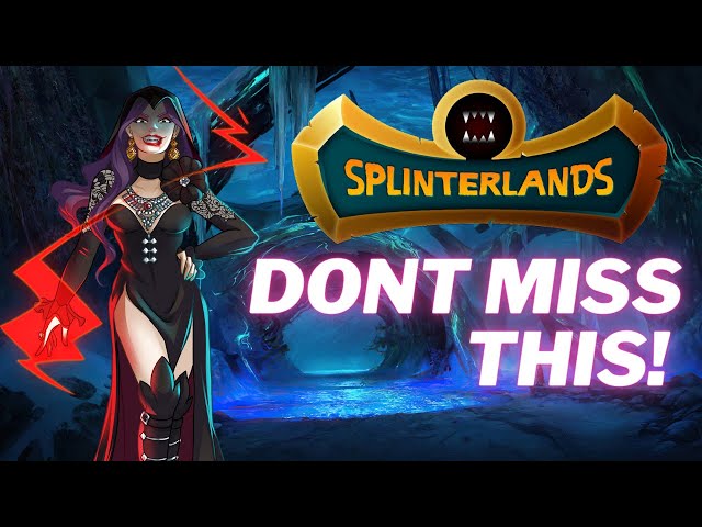 Splinterlands - Don't Miss This!