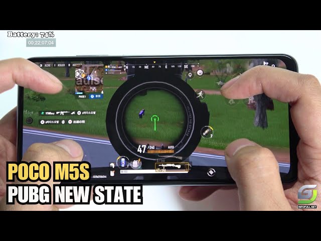 Poco M5s test game PUBG New State | Helio G95