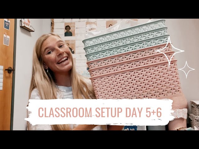 CLASSROOM SETUP DAY 5+6: first year teacher edition || life w little learners