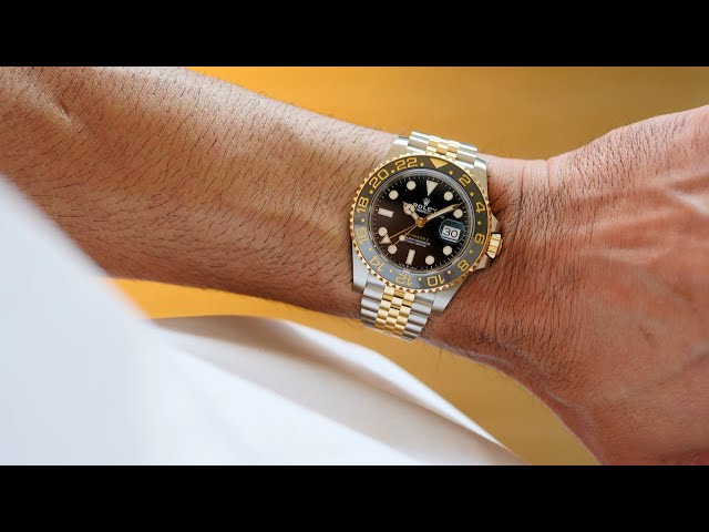 [4K] 2023 Rolex GMT Master-II 126713GRNR Two-Tone Hands-on Review and Wrist Shots | Hafiz J Mehmood