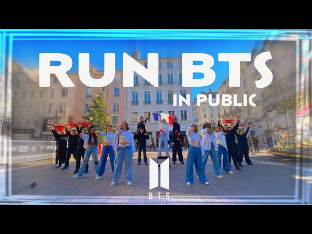 [KPOP IN PUBLIC | ONE TAKE] BTS 방탄소년단 - [RUN BTS] (달려라방탄) Dance cover by GRAVITY Crew from France