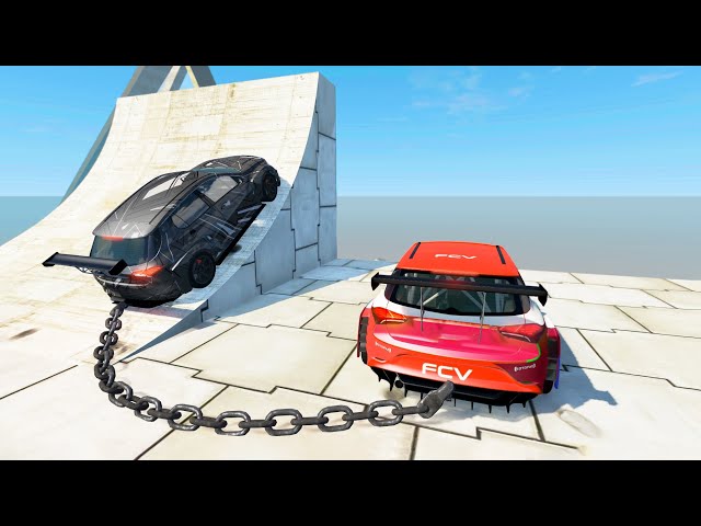 Satisfying Car Crashes #21 - High Speed Jumps (BeamNG Drive)