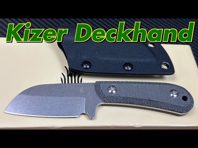 Kizer Deckhand fixed blade !   Tyler Barnes design.