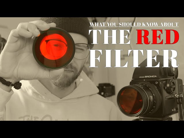 Using A RED FILTER for Black & White Photography