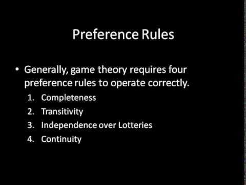 Game Theory 101: Rationality and Expected Utility Theory