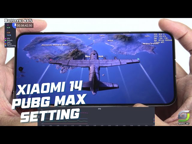 Xiaomi 14 test game PUBG Max Setting | Snapdragon 8 Gen 3