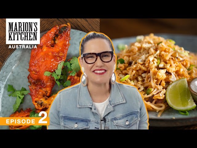 4-ingredient pad Thai sauce & the FRESHEST chilli mud crab 🦀 | Ep 2 Marion's Kitchen Australia