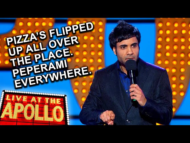 Paul Chowdhry on Pizza Transport Safety | Live at the Apollo | BBC Comedy Great