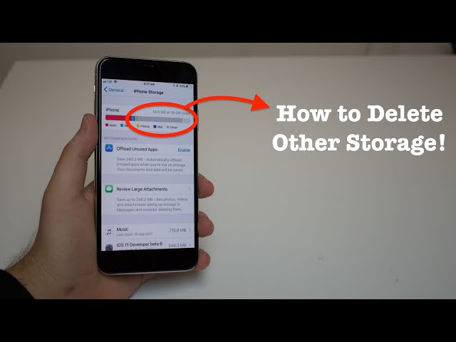 iPhone Other Storage: How To Delete It!