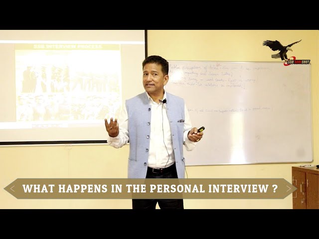 SSB Interview - How to crack the SSB Personal Interview (PI)? by Maj Gen VPS Bhakuni, VSM (R)
