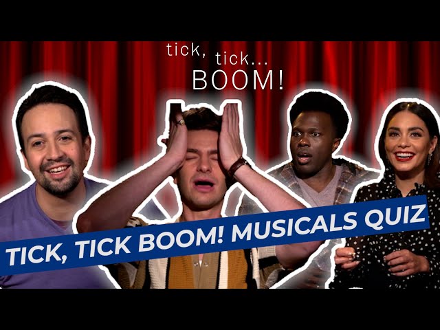 Andrew Garfield Hilariously FAILS Musical Quiz 😂| Tick, Tick...Boom!